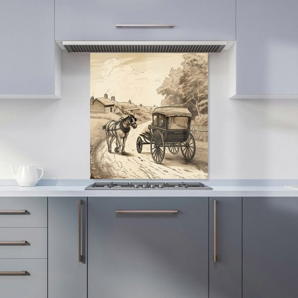 Warren Reed - Designer A Horse And His Cart Kitchen Splashback