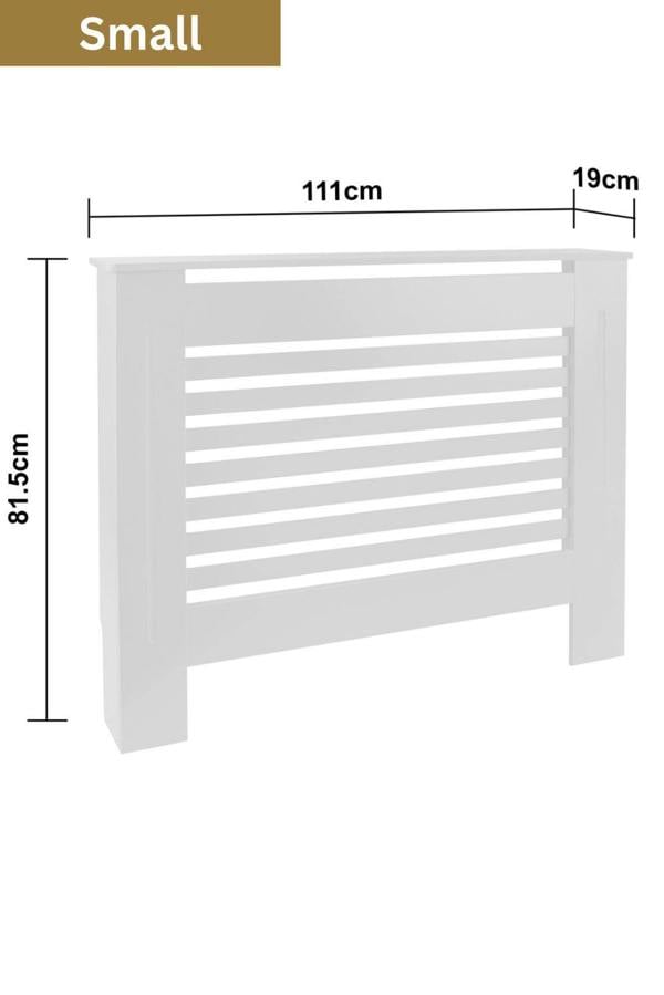 Groundlevel Wooden Radiator Cover