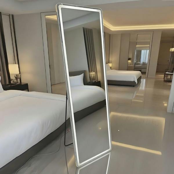 Gr8 Home Smart Full Length Dressing Mirror With LED Lights Floor Standing Or Wall Mounted