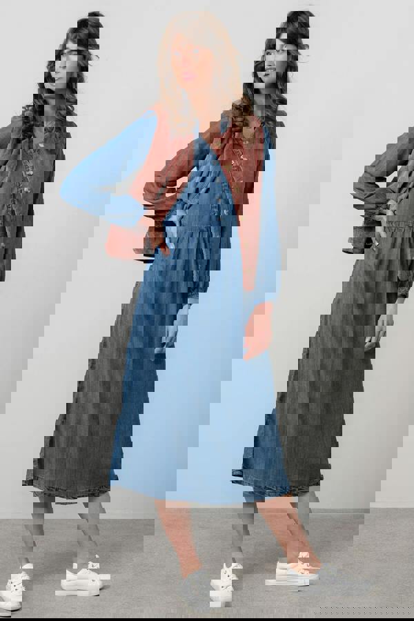 Lily & Me Ellington Tencel™ Denim Midi Dress