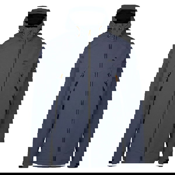 Trespass Mens Hubbard Soft Shell Jacket - Blue Tone