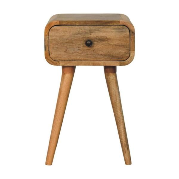 Artisan Furniture Solid Wood Avora Mini Oak-ish Nightstand with 1 drawer