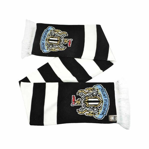 Newcastle United FC Text Bar Scarf, Clothing Accessories, Sports, Gift