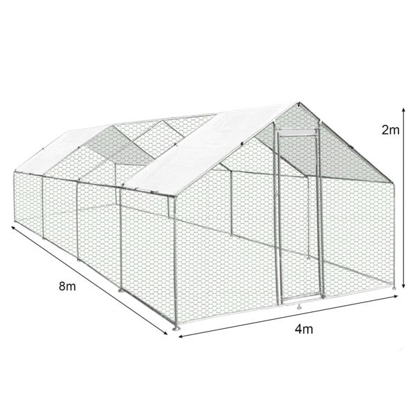 Monstershop Chicken Run 4m x 8m x 2m