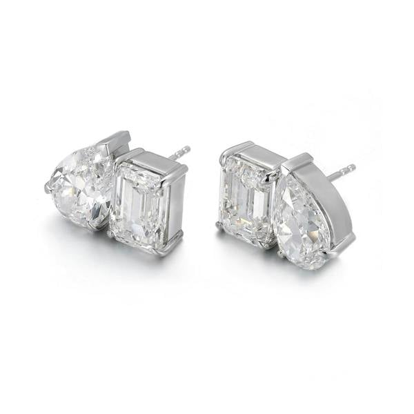 Say It With Toi et Moi Earrings - Silver