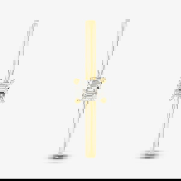 1888 Collection 9ct Yellow Gold 0.33ct Emerald Cut Diamond Solitaire Ring EPP01-9Y-0.33-H-SI2