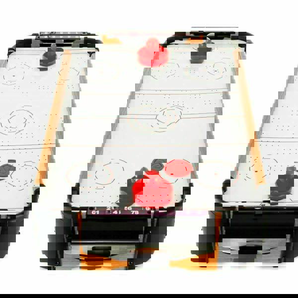 MANTRARAJ Table Top Air Hockey Compact Portable Family Game for Kids & Adults Fun Indoor Tabletop Entertainment