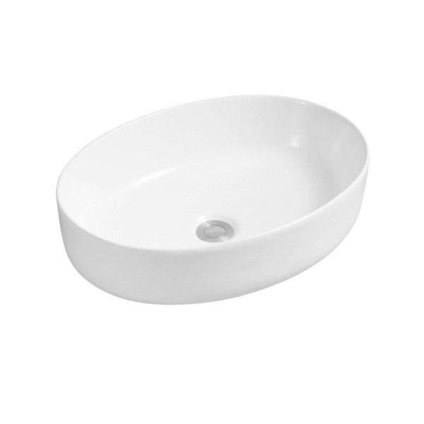 Limoge 7853 Ceramic Vert Oval Countertop Basin