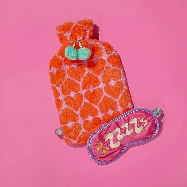 T. H. Baker The Snuggle Is Real Hot Watter Bottle And Eye Mask Gift BL117