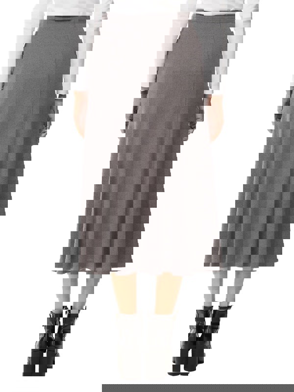 PennyPlain 6 Panel Skirt - Taupe