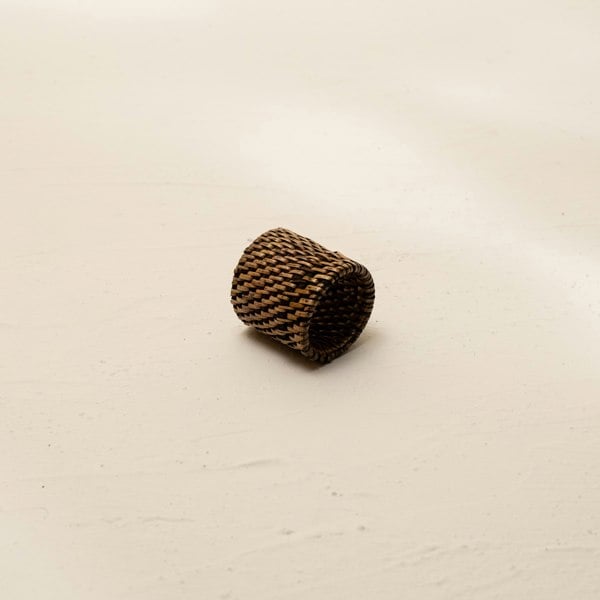 Round Wicker Napkin Rings In Four Colours - Coastal Villa Homeware