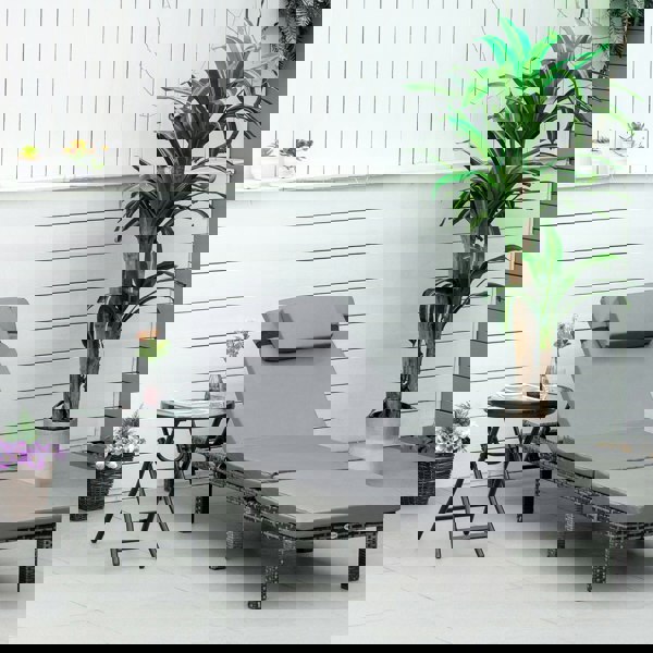 Rattan Single Lounge