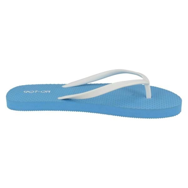Spot On Ladies Spot On Toe Post Flip Flops