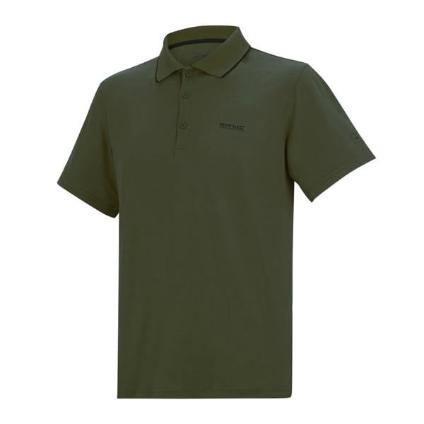 Regatta Mens Maverick V Active Polo Shirt - Dark Khaki - 