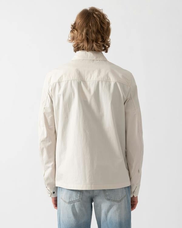 Belstaff Cargo Mens Overshirt - Silver Birch | CHO | Designer Mens Overshirts