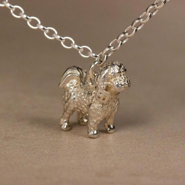 Bichon Frise Chain Bracelet - Personalised - Sterling Silver - MYLEE London