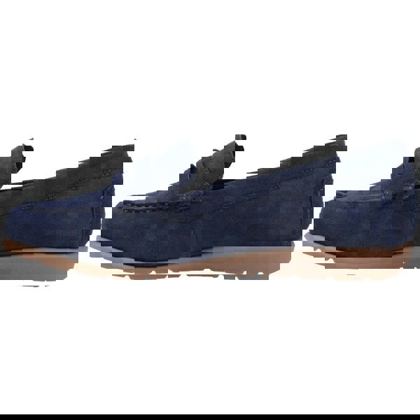 Hush Puppies Shelby Suede Suede Women's Navy Loafers