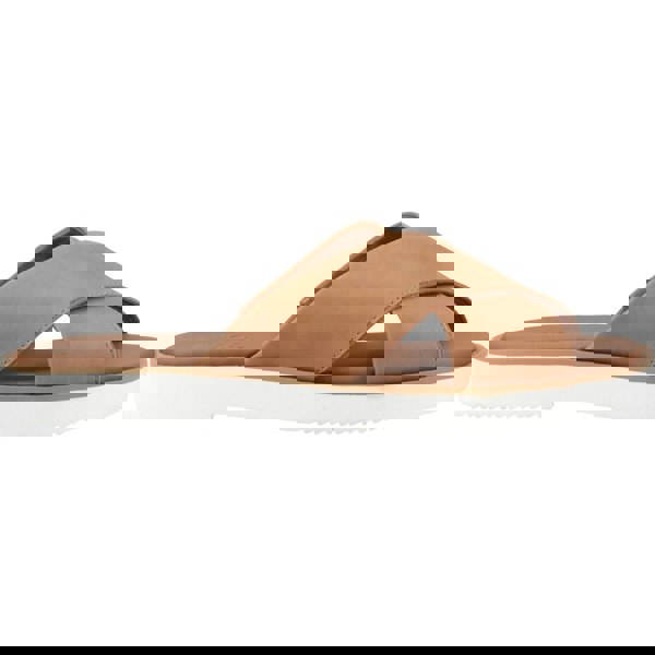 TOMS Mae Crossover Leather Women's Brown Sandals