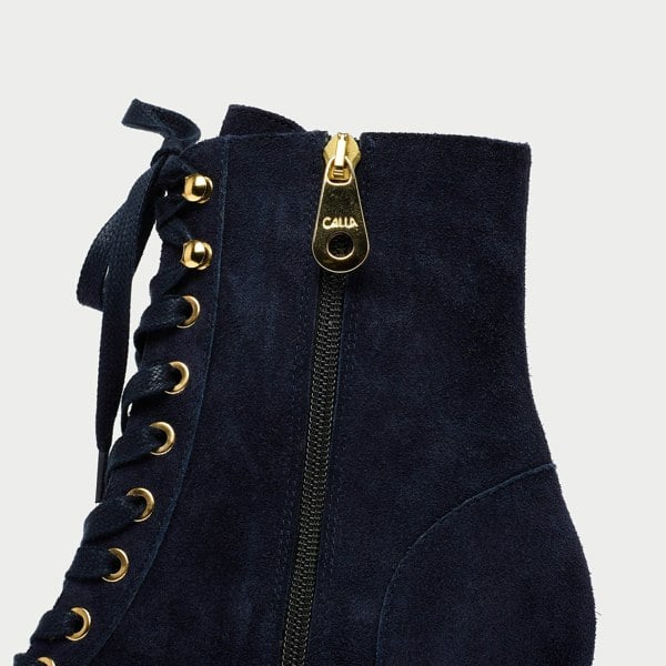 Calla Cleo Boots - Navy Suede