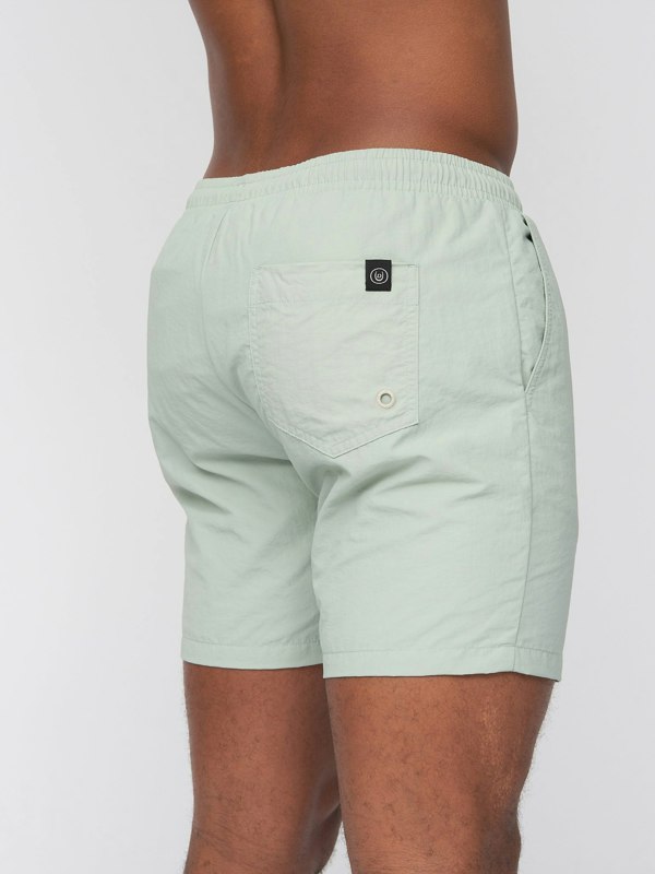 Duck and Cover Gathport Swim Shorts Sage