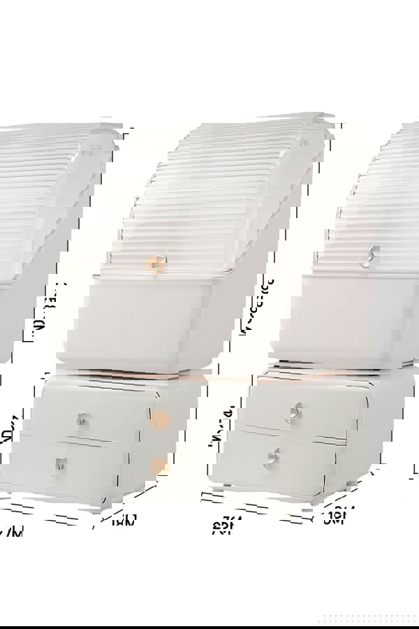 Living and Home Cosmetic Organizer Storage Box Makeup Storage Dustproof & Waterproof For Home Dormitory