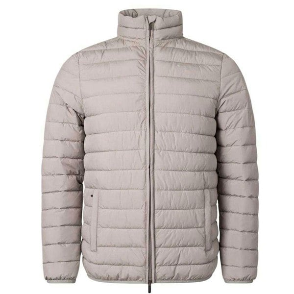 Aquascutum Mens Mock Neck Active Padded Jacket - Grey