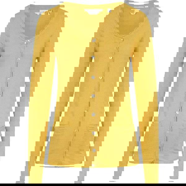 Lazy Jacks Women's Knitted Cardigan - Yellow