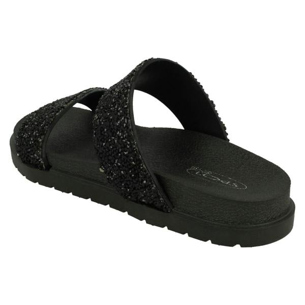 Spot On Ladies Spot On Slip On Sandals