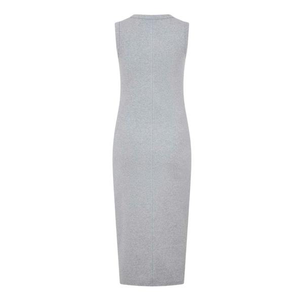 Calvin Klein Womens/Ladies Cotton Midi Bodycon Dress - Heather Grey - 