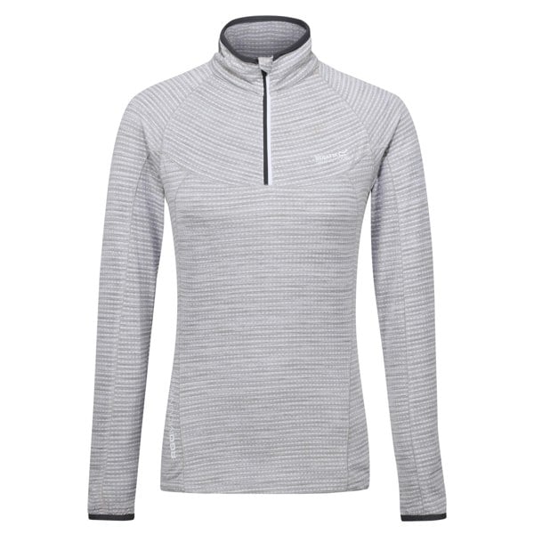 Regatta Yonder Half Zip Women's Quick Drying Running Fleece Top - White