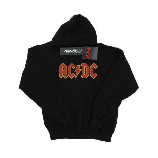 AC/DC Boys Red Logo Hoodie - Black