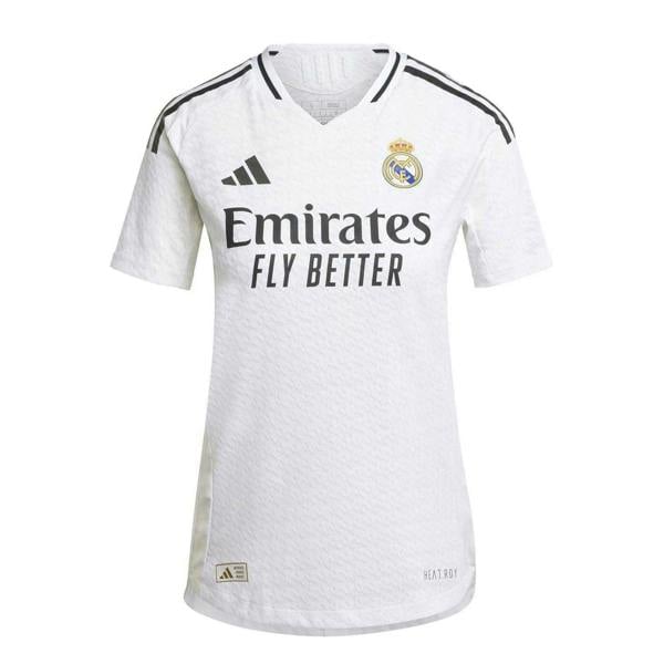Adidas Womens/Ladies Authentic 24/25 Real Madrid CF Home Shirt - White - 