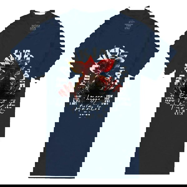 Stranger Things Unisex Adult Hawkins 85 Demogorgon T-Shirt - Navy