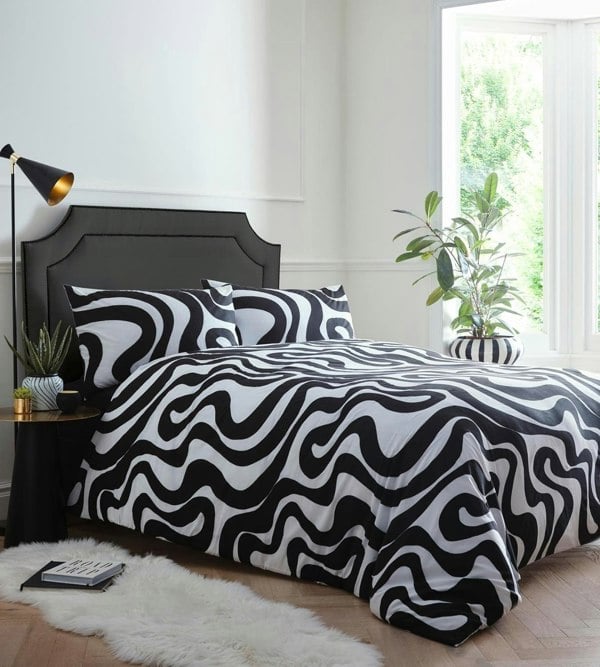 Portfolio Home Retro Waves Duvet Cover Set