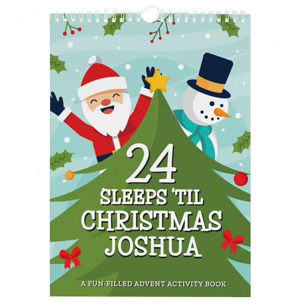 Personalised Memento Company Personalised 24 Sleeps Christmas Activity Advent Calendar