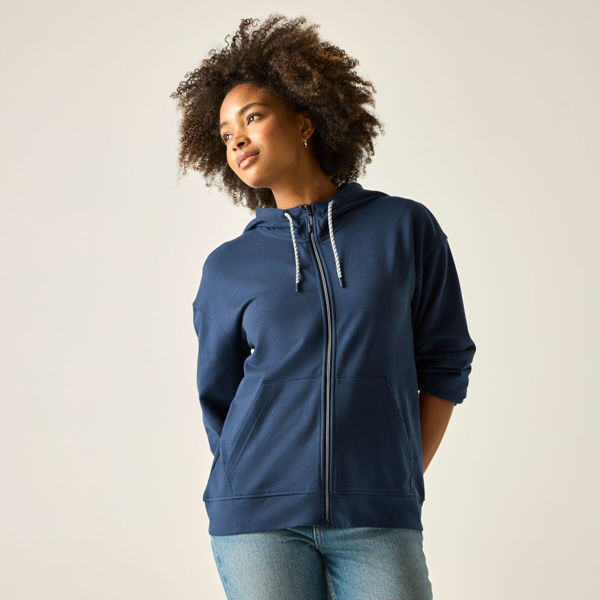 Regatta Womens Bayletta Full Zip Hoodie - Navy