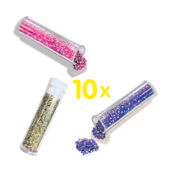 SES Creative Biodegradable glitter - 10 colours