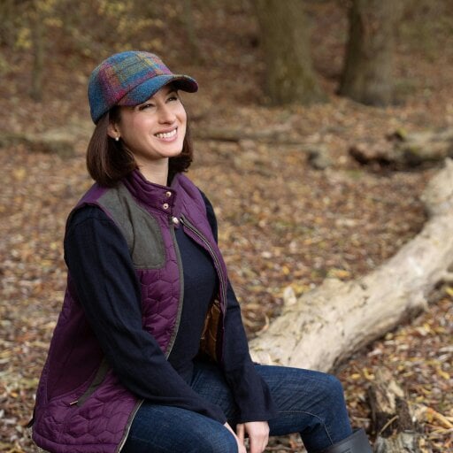 Heather Hats & Accessories Harris Tweed Baseball Trucker Cap, Cotton Lining, Outdoor Wear