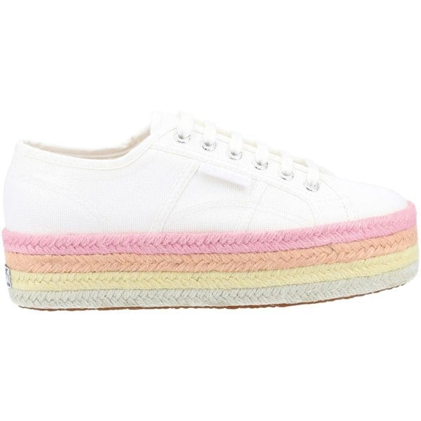 Superga 2790 Multicolor Rope Trainers - White/Candy Multicolour