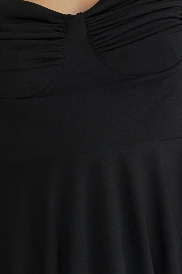 WOVCOR Knitted Blouse with Chest Detail