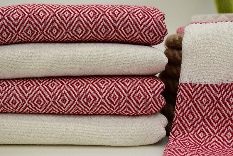 Hammam Turkish Towel Red