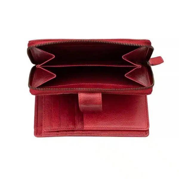 PRIMEHIDE Bifold Leather Purse For Women Arizona