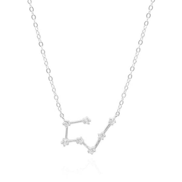 Gold Trip Taurus Zodiac Constellation Necklace