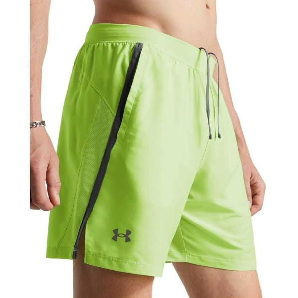 Under Armour Mens Launch 2 in 1 Running Shorts - Green - 