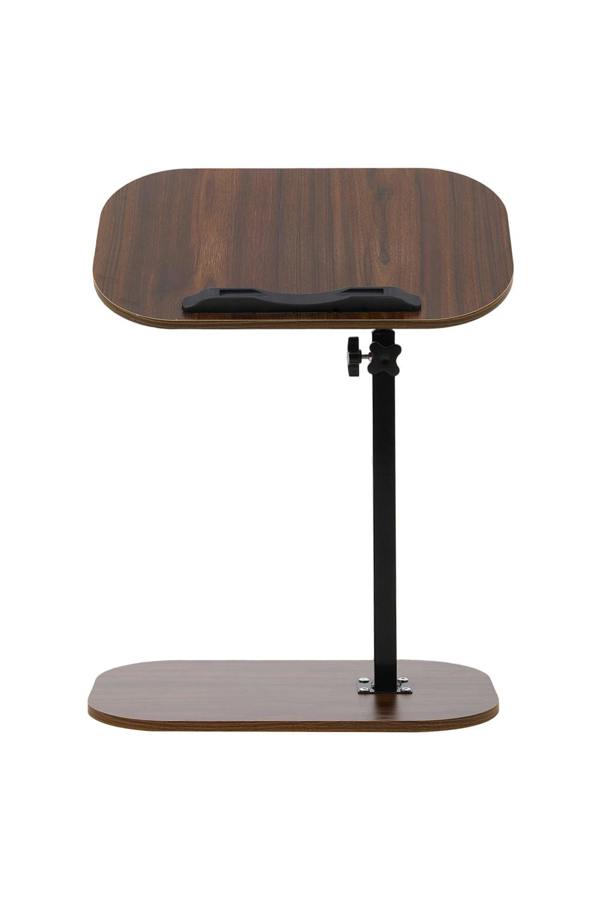 Living and Home Height Adjustable C-Shape Overbed Table
