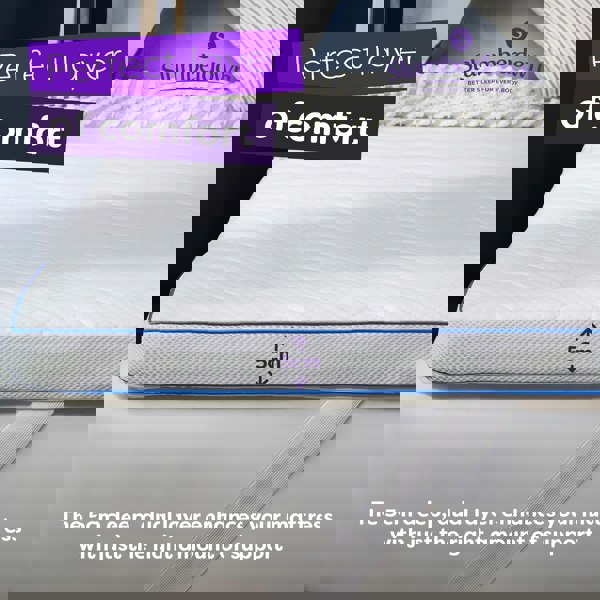 Slumberdown Gel Memory Foam 5cm Mattress Topper