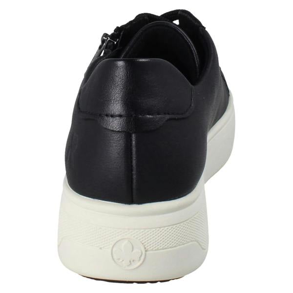 Rieker Womens Rieker Platform Lace Up Trainers With Side Zip M7701