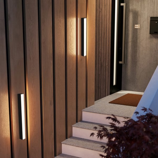 EGLO Salitta LED Extended Surface-Mounted Light Black
