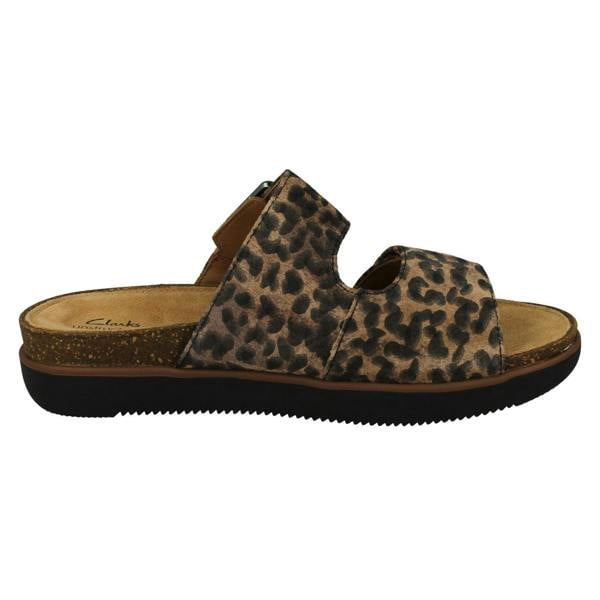 Clarks Ladies Clarks Unstructured Adjustable Mule Sandals Elayne Ease