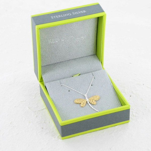 Sterling Silver Dragonfly Necklace - Reeves & Reeves